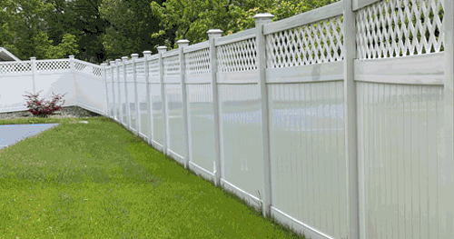 PVC with lattice